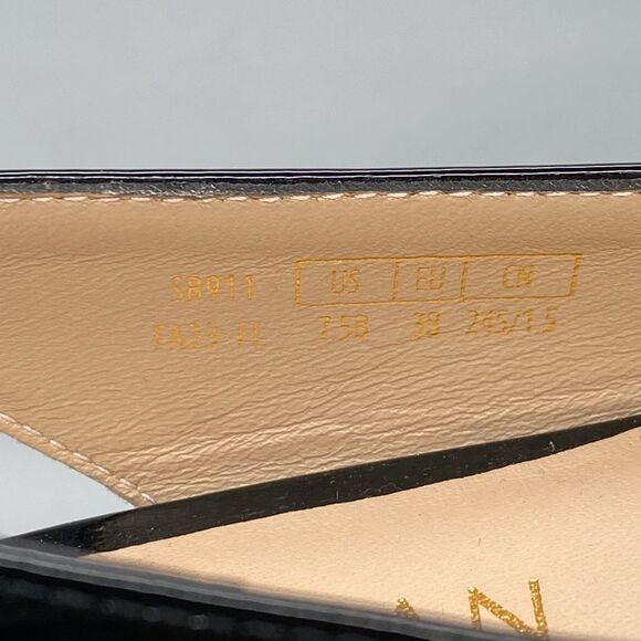 Stuart Weitzman Patent Leather Slingback Flats size 7.5 - Picture 6 of 11